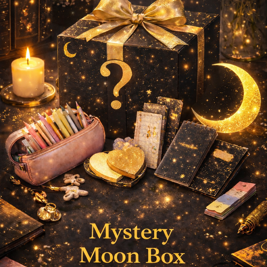 Mystery Moon Box – Aesthetic Stationery Surprise